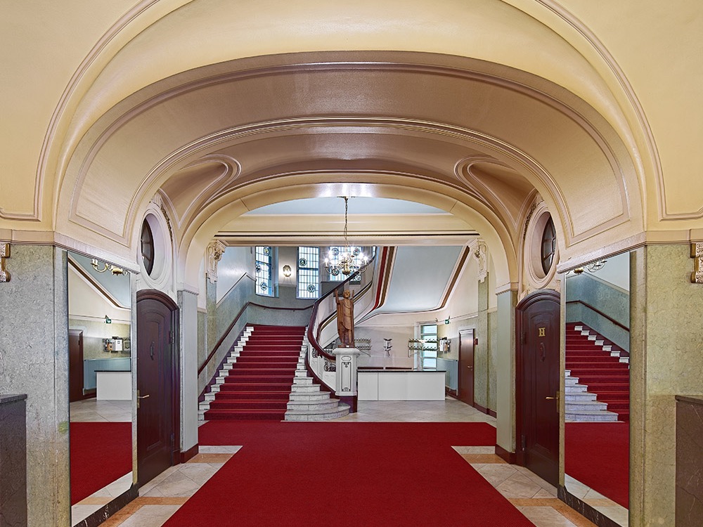 Das Foyer der Abiball Location Mozartsaele in Hamburg